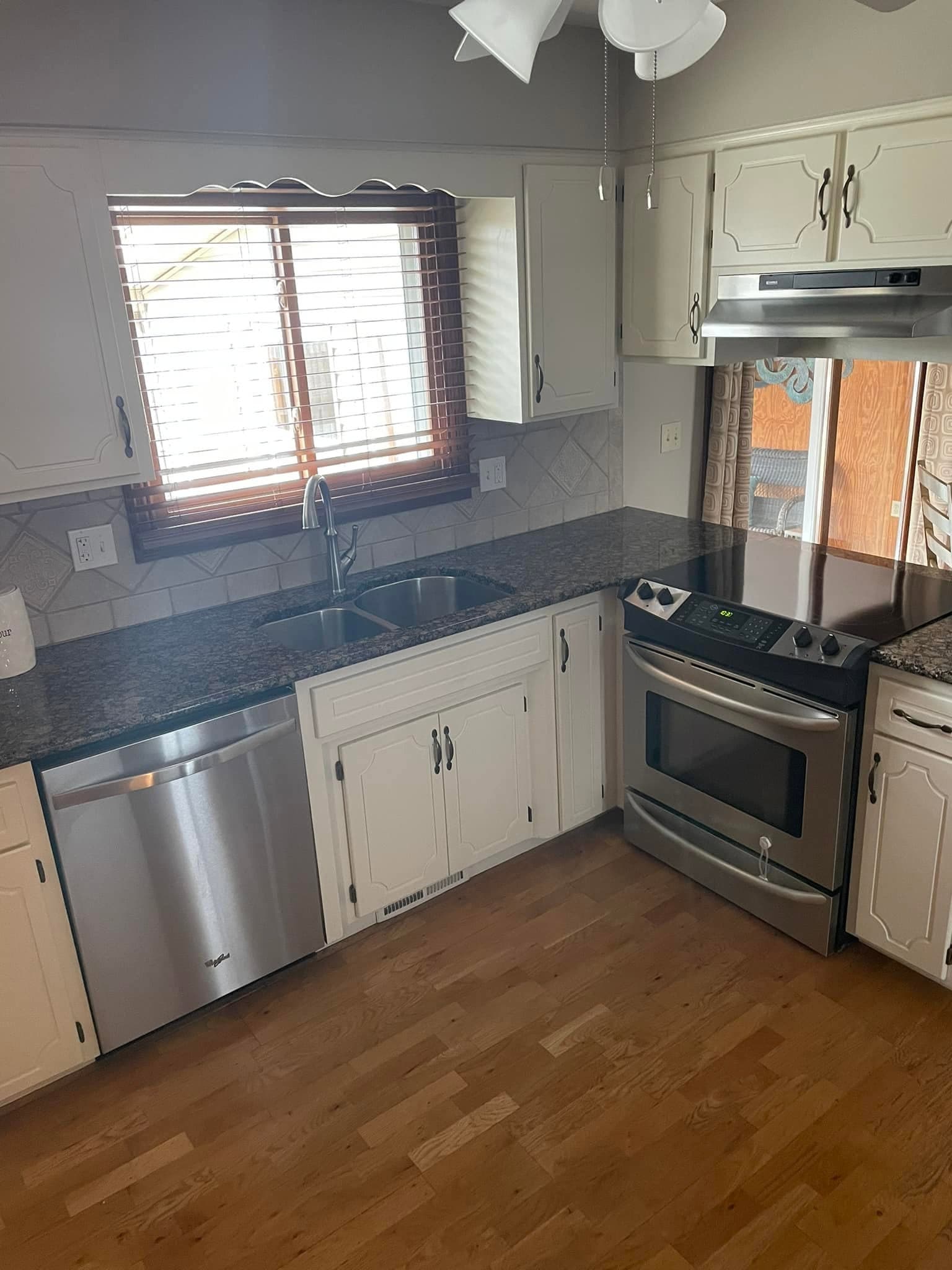 Clean kitchen after residential cleaning in Omaha, NE